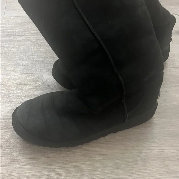 UGG Black Suede Boots - Picture 3 of 7